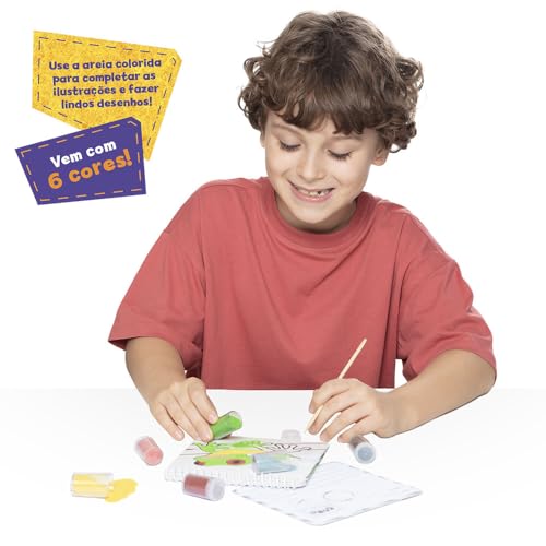 Colorindo com Areia - Meu Jardim - Coré - Toyster Brinquedos