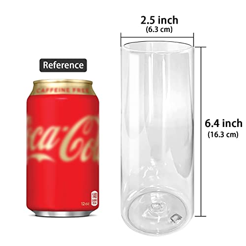 2 Pieces Plastic Vases Cylinders, Vase Filler Water Gel Beads Plant Vases, Decorative Centerpieces For Home Or Wedding, Non-Breakable Plastic, Clear #TOP3