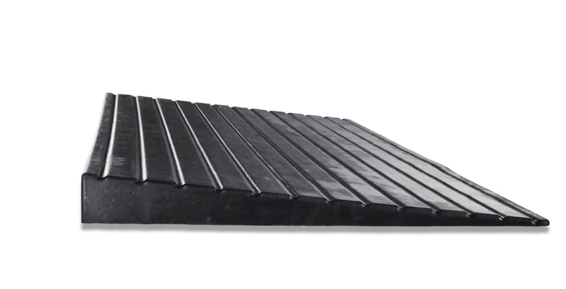 The Ramp PeopleRubber Theshold Ramp 4mm - 100mm (52mm) - Wheelchair and Scooter Step Ramp and Doorway Ramp