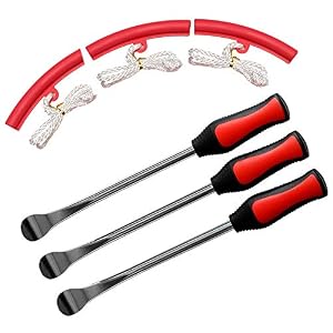 Asooll 11.5″ Tire Spoons Set Motorcycle Dirt Bike Tire Changer Levers Kit