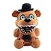 uiuoutoy Five Nights At Freddy's Plush Toys Fnaf The Twisted Ones Peluche Ours Marron 20,3 cm
