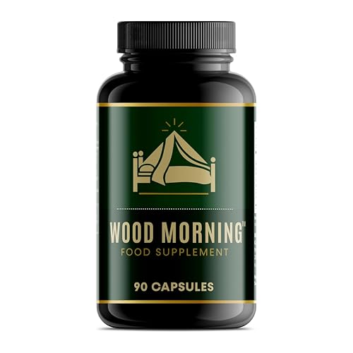 Wood Morning - 99% Pure L Citrulline with Korean Panax Ginseng & Grape Seed Extract | Male Enhancing Supplement | High Strength Triple Action Mens Performance Booster (90 Capsules 30-Day Supply)