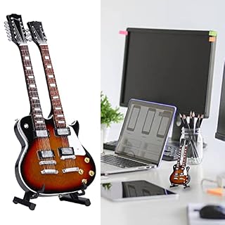 01 02 015 Guitare Miniature, modèle Mini Ornement Musical, détails Exquis et durables, Cadeau de Vacances pour la… - Les Beatles, Paul McCartney, John Lennon, RIngo Starr, George Harrison 01 02 015 Guitare Miniature, modèle Mini Ornement Musical, détails Exquis et durables, Cadeau de Vacances pour la… – Image 2