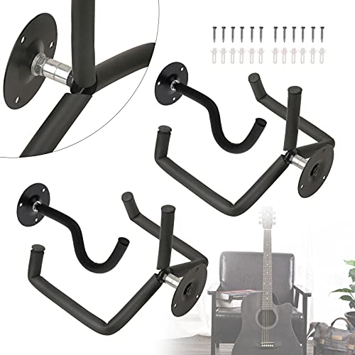 Lot de 2 supports muraux universels réglables pour guitare acoustique, guitare classique - Les Beatles, Paul McCartney, John Lennon, RIngo Starr, George Harrison Lot de 2 supports muraux universels réglables pour guitare acoustique, guitare classique – Image 5
