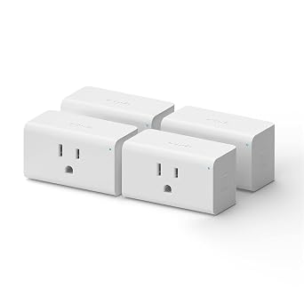 TENDA SP3 4 Pack Smart Plug WiFi Outlet Switch, Compatible with Alexa & Google Assistant for Voice Control, Timer & Schedule Function, Compact Design, UL FCC RoHS Certified, No Hub Required