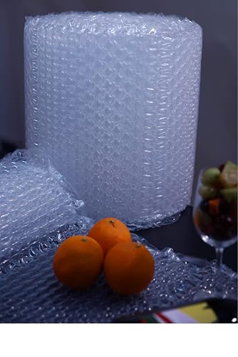 Welcoming Hands Heavy duty Cushioning Bubble Wrap for Moving & Shipping- Dual Side Bubble Cushion, 50 FT Bubble Packing Wrap for Maximum Protection -Bubble Roll Moving Supplies, Perforated at 9 IN