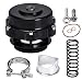 Soosee Universal 50mm V-Band Blow Off Valve Dump Valve BOV with Aluminum Flange(Black)