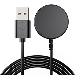Charger for Samsung Galaxy Watch Charger Compatible with Galaxy Watch 8/8 Classic/Ultra/7/6/6 Classic/5/5 Pro/4/4 Classic/3/Active 2/Active/FE USB A Magnetic Fast Charging 100cm