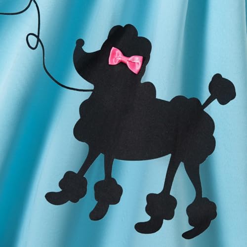 Disfraz niña falda poodle años 50 miniatura 6