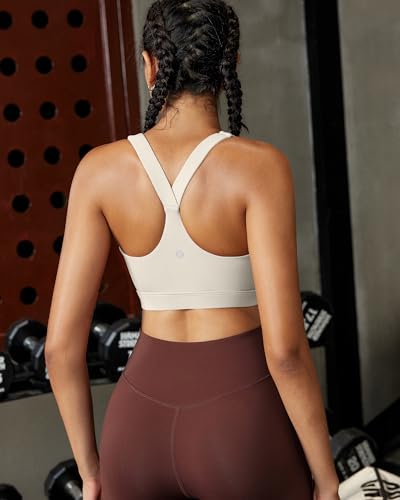 Image of RUNNING GIRL Sports Bras for Women, Molded Cup High Impact Sports Bra Workout Bras for Women High Support Racerback