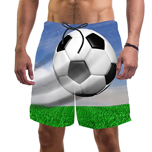Maillots de Bain pour Hommes JDEZ de Football et Short de Plage