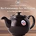 Cauldon Ceramics Re-Engineered Ian McIntyre Brown Betty 4 Cup Tea Pot with Infuser | Redesigned Brown Betty Teapot | Traditional Ceramic Teapot | 30 fl oz | Authentic Made in England Teapot