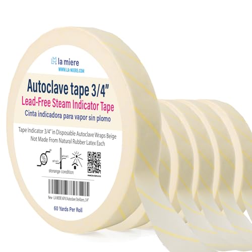 LA MIERE Autoclave Sterilization Tape 6 Rolls
