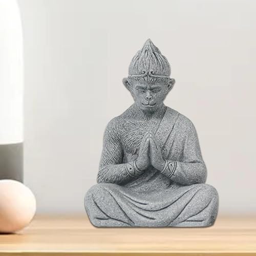 Statue de Bouddha Singe miniature 10cm pour decoration de table