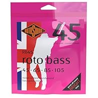 Rotosound Electric Bass Strings Roto Bass, Made in UK Nickel-plated version of the Swing Bass strings WITHOUT silk winding at the ends of the strings. cheap quality strings Long scale (34"/860mm) - also suitable up to medium (32"/810mm) Rotosound Str...