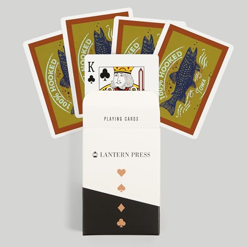 Baraja de Poker Iowa Lake Life 52 Cartas Tamaño Poker miniatura 6