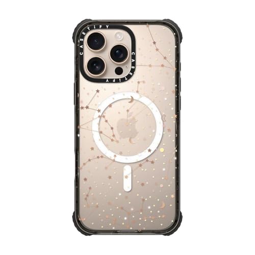 Coque fine iPhone 16 Pro Max CASETiFY rigide transparente motif espace haute protection