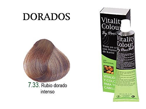 Tinte Vitality Colour Manteca de Karité 60ml. Tono Rubio Dorado Intenso