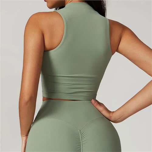 Camiseta sin mangas y top de pilates transpirable con soporte de gimnasio 3