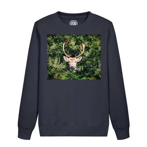 Sweatshirt enfant cerf imprimé durable et finitions haut de gamme