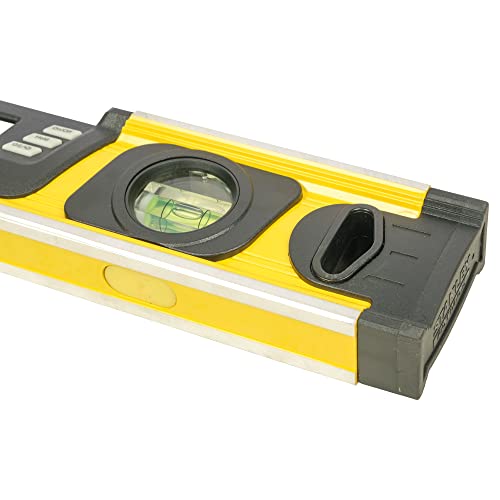 Image of STANLEY 0-42-063 40 cm Digital Angle Level with 0.2 Digital Accuracy & Easy-to-Read LCD Screen, 1 Year Warranty, YELLOW & BLACK