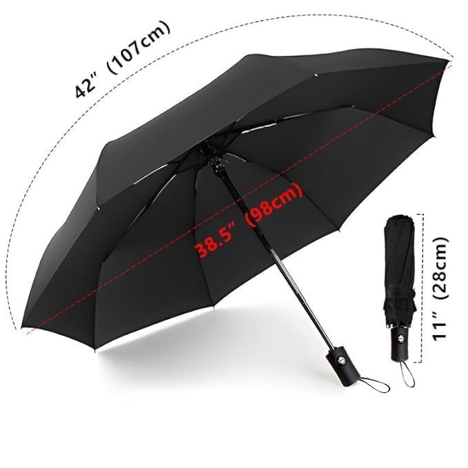 Image of BAODINI Travel Mini Umbrella for Purse with Case-Small Compact UV Umbrella Protection Sun-Lightweight Tiny Pocket Umbrella with Case for Women, Girls