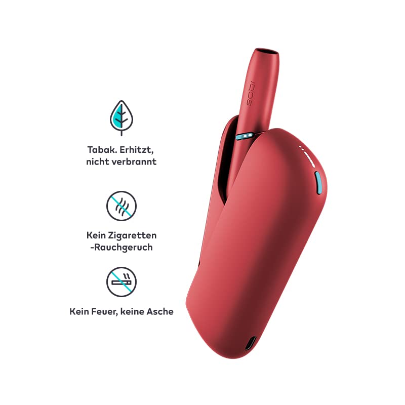 IQOS ORIGINALS DUO Kit - Chauffe-tabac - (disponible en 4 couleurs) pour  les sticks de tabac, l'alternative  l'e-cigarette (RED) : Amazon.fr:  High-Tech
