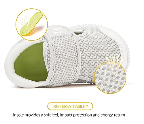 Image of BMCiTYBM Baby Sneakers Girls Boys Lightweight Breathable Mesh First Walkers Shoes 6-24 Months