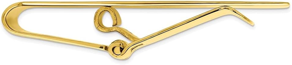 Diamond2Deal Gold-Plated Kelly Waters Angles Engraveable Hinged Money Clip