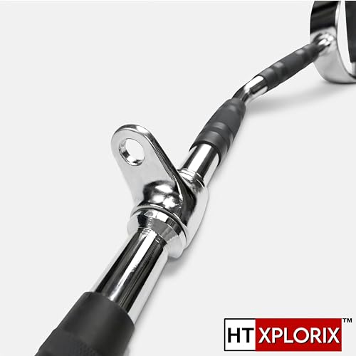 Image of Double D LAT Pull Down Handle Bar- 30-Inch Heavy-Duty Cable Attachment for Back & Upper Body Workouts