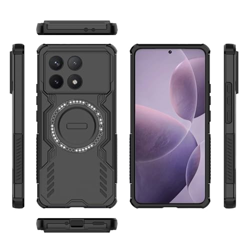 Étui Xiaomi Redmi K70 5G de protection rigide et élégant finition noir mat