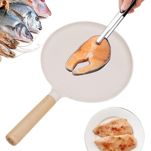 Diamas Pro Industar de Gastro Sus - Duetto Plus | Freír sartén, freír | 9,5 pulgadas, resistentes al horno, ollas robustas, grill y freír para estufa eléctrica | Multiple