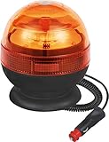✅ 【ROTATIVO LED HOMOLOGADO R65】12 LEDs x 3W Alta Potencia. Rotativo de Emergencia Homologado ECE R10 R65. homologado para circular por carretera y vías públicas. Válido para ITV