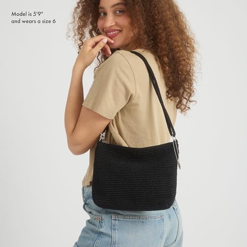 Image of The Sak Lumi Convertible Crossbody Purse - Women's Handbag for Everyday & Travel, 3-in-1 Small Crossbody in Crochet & Leather
