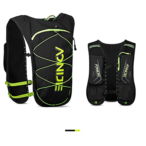 AONIJIE 5L multifunción Mochilas de hidratación, Ideal para Deportes al Aire Libre, acampadas, Ciclismo, Carreras, Alpinismo o Senderismo Mochila (Negro)