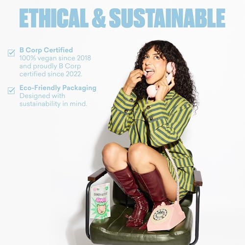 Candy Kittens Vegan Sweets Mini Luxe Selection – Plant-Based Vegan Treats with Fruity Flavour, No Nasties, Made with Real Fruit Juice – Ideal Snacks for Sweet Hampers & Pick and Mix – 140g Pack of 3