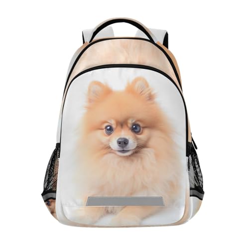 ALAZA Pomeranian Dog Backpacks Travel Laptop Daypack School Book Bag for Men Women Teens Kids