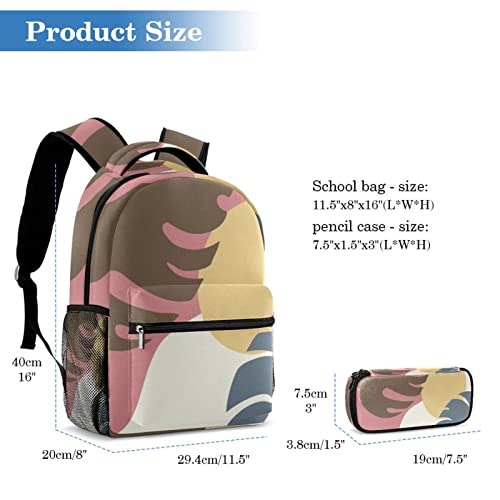 Sac à dos avec trousse résistant pour éviter le mal de dos des adolescents - 2