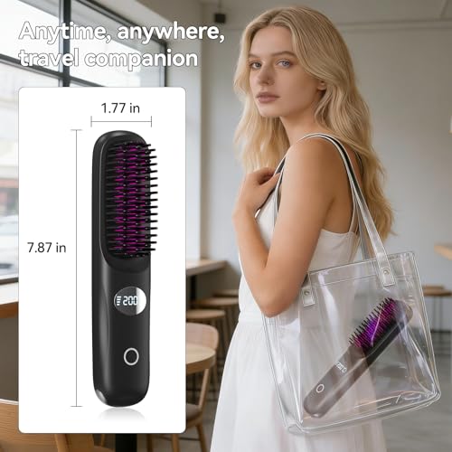 Go Brush Pro 2026 Cepillo Alisador de Pelo Iónico miniatura 6