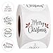 Tebinzi 500 Stück Weihnachtsaufkleber Rund Etiketten Merry Christmas Sticker Frohe Weihnachten Aufkleber Geschenkaufkleber Selbstklebend für Geschenktüten Papiertüten Weihnachtskarten
