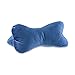 Cojin Cervical 16 x 40 cm - Cojin de Lectura Almohada Cuello reposacabezas cojin Cervical Viaje Terciopelo Azul Marino