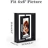 Afuly 4x6 Collage Picture Frames, 4 Opening Wooden Photo Frames