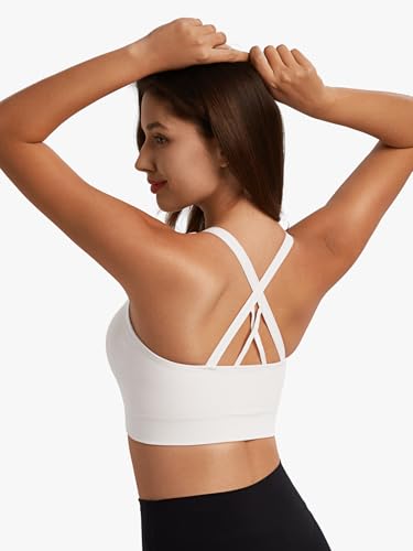 Image of Angelhood Nursing Bras for Breastfeeding, Seamless Nursing Sports Bra Medium Impact Support Maternity Bras for Pregnancy