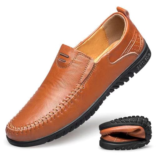 Mens Casual Dress Loafers Slip-on Comfortable Soft Sole Walking Office Driving Work Shoes Breathable Fashion Sneakers4