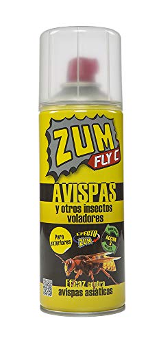 Zum Fly C - Avispas y otros insectos voladores - Insecticida para exteriores - 400 ml - [Pack de 3]