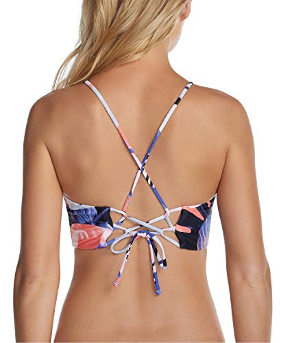 Raisins Biquíni Juniors' Road to Hana Shorebreak com gola alta estampado, Multi, L