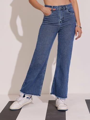 Image of Dolce Crudo High Rise Bootcut Jeans for Women