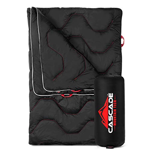 Cascade Mountain Tech Campingdecke - leichte Outdoor-Decke für Camping, Picknicks, Konzerte und Reisen - 182,9 x 122,9 cm Cover