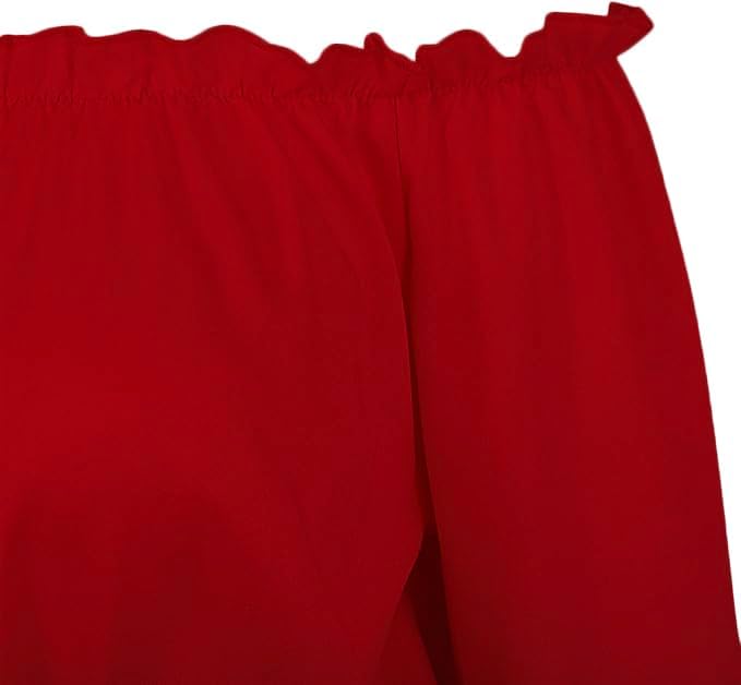 Womens Renaissance Long Sleeve Blouse Victorian Pirate Shirt Boho Tops Ruffle Smocked Waist Cosplay Costumes - Image 3