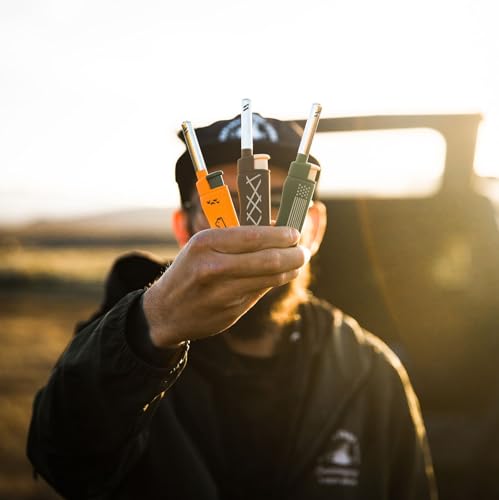 MK Lighter 5pcs. Outdoor Series Candle Lighters, Windproof Torch Flame, Ideal Lighters for Candles, BBQ Grills, Camping Lighters, Outdoor Activities, Refillable Butane, Multipurpose Lighters - Thumbnail 4